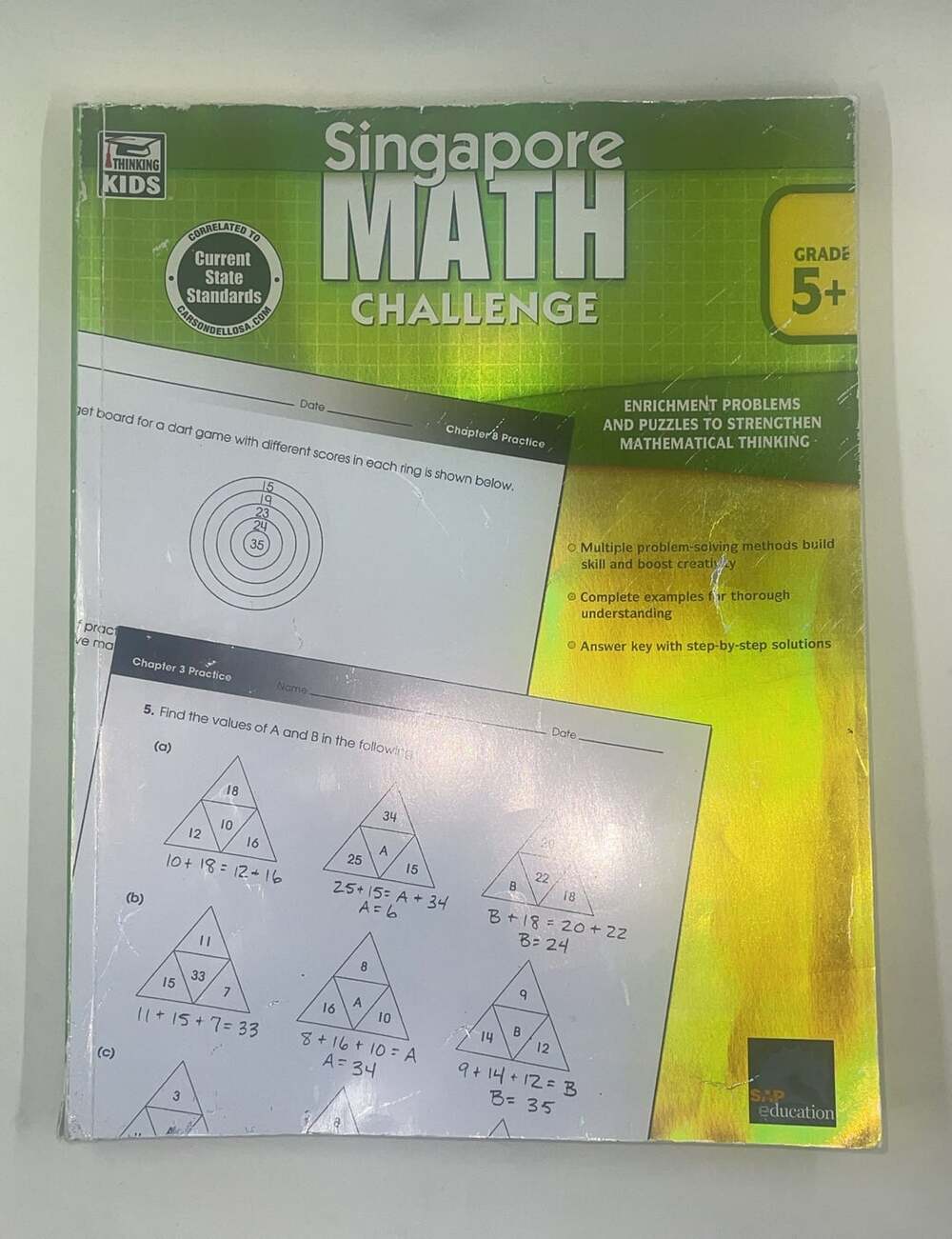 Singapore Math Challenge Grade 5+ Workbook